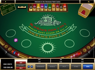 Atlantic city Blackjack Online